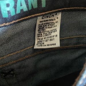 Cinch jean’s
